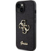 Originálne puzdro GUESS GUHCP15MHG4SGK pre iPhone 15 PLUS (Fixed Glitter Big 4G / black)