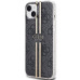 Originálne puzdro GUESS GUHCP15SH4PSEGK pre iPhone 15 (4G Gold Stripe / black)