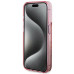 Originálne puzdro GUESS GUHCP15XLFCSEGP pre iPhone 15 Pro Max (Liquid Glitter Gold Stripes / pink)