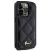 Originálne puzdro GUESS GUHCP15XPSQSQSK pre iPhone 15 Pro Max (Quilted Metal Logo / čierne)