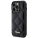 Originálne puzdro GUESS GUHCP15XPSQSQSK pre iPhone 15 Pro Max (Quilted Metal Logo / čierne)