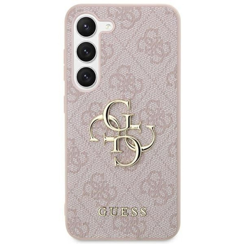 Originálne puzdro GUESS GUHCS24M4GMGPI pre Samsung S24 Plus (Leather 4G Metal Logo / pink)