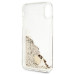 Originálne puzdro GUESS GUOHCPXGLHFLGO pre iPhone X / Xs (Charms 2 Liquid Glitter / gold)