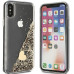 Originálne puzdro GUESS GUOHCPXGLHFLGO pre iPhone X / Xs (Charms 2 Liquid Glitter / gold)