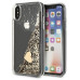 Originálne puzdro GUESS GUOHCPXGLHFLGO pre iPhone X / Xs (Charms 2 Liquid Glitter / gold)