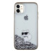 Originálne puzdro KARL LAGERFELD KLHCN61LKCNSK pre iPhone 11 (Liquid Glitter C / transparentné)