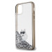 Originálne puzdro KARL LAGERFELD KLHCN61LKCNSK pre iPhone 11 (Liquid Glitter C / transparentné)