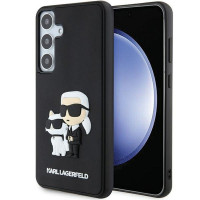 Originálne puzdro KARL LAGERFELD KLHCS24S3DRKCNK pre SASMSUNG S24 (3D RUBBER KC NFT) čierne