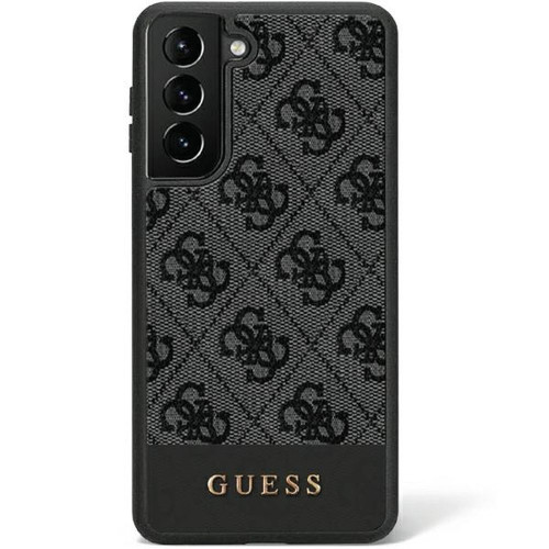 Originálny kryt GUESS GUHCS23SG4GLGR pre SAMSUNG S23 (4G Bottom Stripe / black)