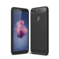 Puzdro CARBON pre HUAWEI P Smart čierne