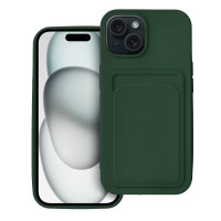 puzdro CARD pre IPHONE 15 green