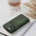 puzdro CARD pre IPHONE 15 green