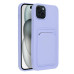 puzdro CARD pre IPHONE 15 Plus violet