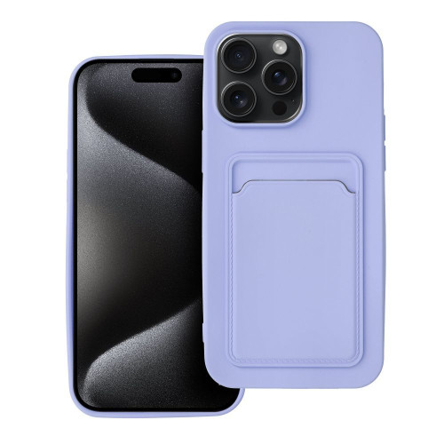 puzdro CARD pre IPHONE 15 Pro Max violet