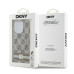 Puzdro DKNY pre IPHONE 13 Pro kompatibilné s MagSafe DKHMP13LHCPTSE (DKNY HC MagSafe PC TPU Checkered Pattern W/Printed Stripes) béžové