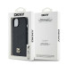 Puzdro DKNY pre IPHONE 14 kompatibilné s MagSafe DKHMP14SPSHRPSK (DKNY HC MagSafe Pu Repeat Pattern W/Stack Logo) čierne