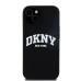 Puzdro DKNY pre IPHONE 14 kompatibilné s MagSafe DKHMP14SSNYACH (DKNY HC MagSafe Silicone W/White Arch Logo) čierne