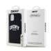 Puzdro DKNY pre IPHONE 14 kompatibilné s MagSafe DKHMP14SSNYACH (DKNY HC MagSafe Silicone W/White Arch Logo) čierne