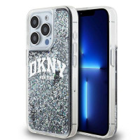 Puzdro DKNY pre IPHONE 14 Pro DKHCP14LLBNAEK (DKNY HC Liquid Glitters W/Arch Logo) čierne