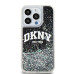 Puzdro DKNY pre IPHONE 14 Pro DKHCP14LLBNAEK (DKNY HC Liquid Glitters W/Arch Logo) čierne