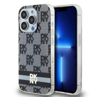 Puzdro DKNY pre IPHONE 14 Pro Max kompatibilné s MagSafe DKHMP14XHCPTSK (DKNY HC MagSafe PC TPU Checkered Pattern W/Printed Stripes) čierne