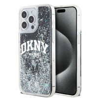 Puzdro DKNY pre IPHONE 15 Pro Max DKHCP15XLBNAEK (DKNY HC Liquid Glitters W/Arch Logo) čierne