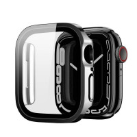 Puzdro DUX DUCIS HAMO s ochranným sklom pre Apple Watch 7 / 8 / 9 41 mm čierne