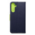 Puzdro Fancy Book pre SAMSUNG A25 5G navy / lime