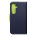 Puzdro Fancy Book pre SAMSUNG S24 navy / lime