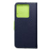 Puzdro Fancy Book pre XIAOMI Redmi NOTE 13 PRO 5G navy / lime