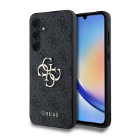 Puzdro GUESS pre SAMSUNG A35 GUHCSA354GMGGR (PU Big 4G Metal Logo) čierne