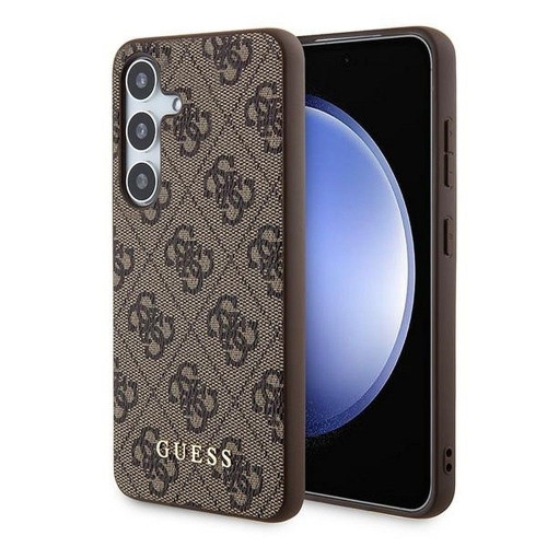 Puzdro GUESS pre SAMSUNG A55 GUOHCSA55G4GFBR (PU 4G Classic Metal Logo) hnedé