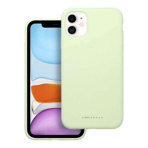 Puzdro Roar Cloud-Skin - pre iPhone 11 Svetlozelené