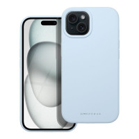 Puzdro Roar Cloud-Skin - pre iPhone 15 Light Blue