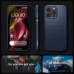 Puzdro SPIGEN Liquid Air pre IPHONE 15 PRO navy blue