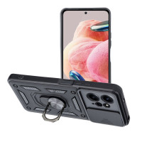 SLIDE ARMOR puzdro pre XIAOMI Redmi NOTE 12 4G čierne