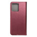 Smart Magneto puzdro na knihy pre MOTOROLA G84 burgundy