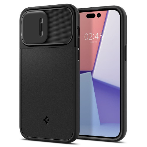 SPIGEN Optik Armor MAG puzdro pre IPHONE 14 PRO čierne