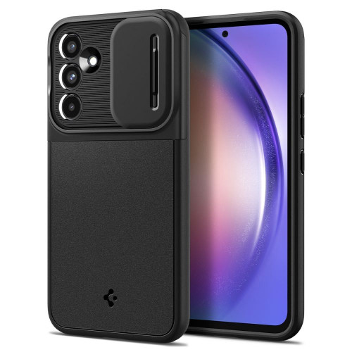 SPIGEN Optik Armor puzdro pre SAMSUNG A54 5G čierne