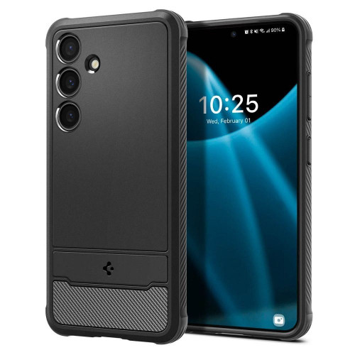 SPIGEN Puzdro Rugged Armor pre SAMSUNG S24 matné čierne