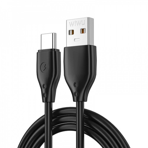 WiWU - Dátový kábel série Pioneer Wi-C001 USB A na USB C - čierny