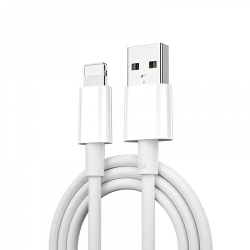 WiWU - Dátový kábel Wi-C006 USB A na Lightning 2,4A - biely