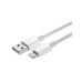 WiWU - Dátový kábel Wi-C008 USB C na Lightning 30W - biely