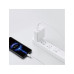 WiWU - Dátový kábel Wi-C008 USB C na Lightning 30W - biely