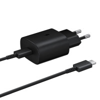 Nabíjačka Samsung EP-TA800EBE Original 25W + Kábel EP-DA705BBE USB-C 1m Čierna