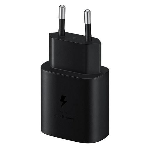 Nabíjací adaptér Samsung USB-C s rýchlonabíjaním 25W - čierny - originál