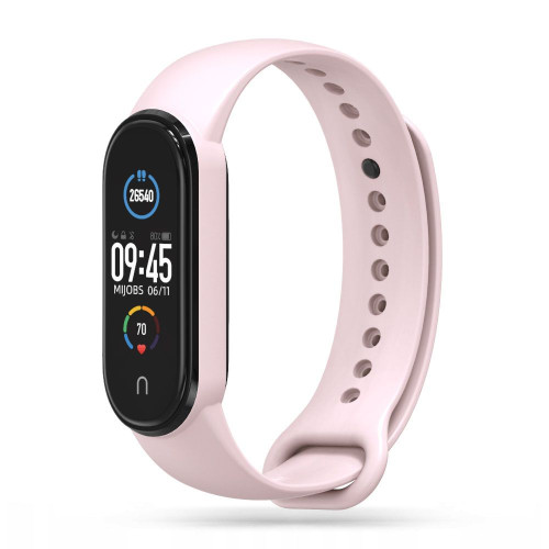 Silikonový remienok pre Xiaomi Mi Smart Band 5 / 6 / 6 NFC / 7 Pink