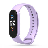 Silikonový remienok pre Xiaomi Mi Smart Band 5 / 6 / 6 NFC / 7 Violet