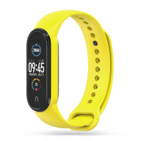 Silikonový remienok pre Xiaomi Mi Smart Band 5 / 6 / 6 NFC / 7 Yellow